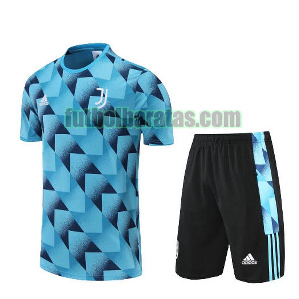 camiseta juventus 2022 2023 azul training conjunto