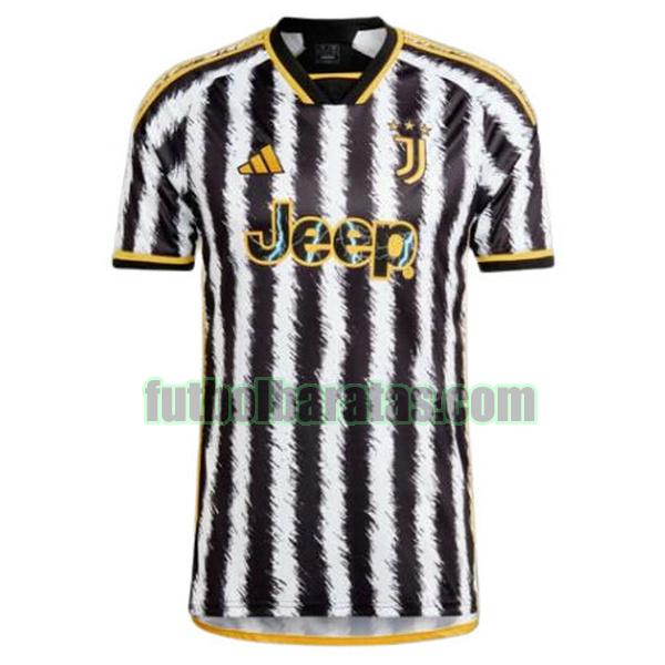 camiseta juventus 2023 2024 negro blanco primera