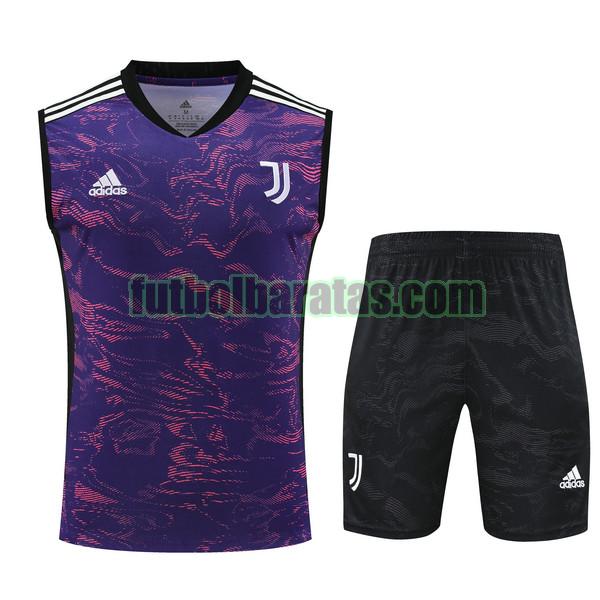 camiseta juventus 2023 2024 purple vest conjunto