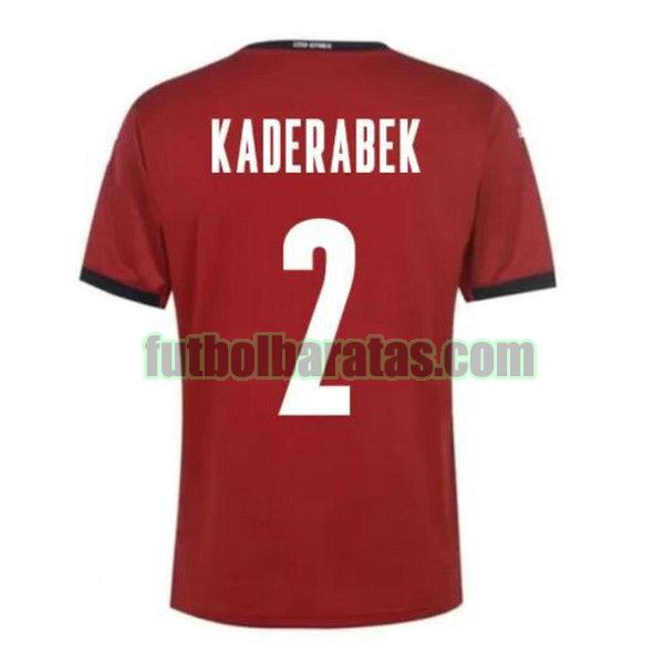 camiseta kaderabek 2 republica checa 2020 primera