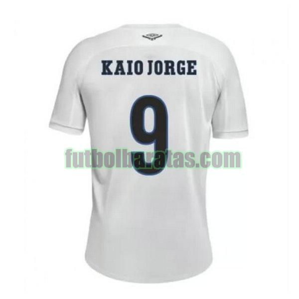 camiseta kaio jorge 9 santos fc 2020-2021 blanco primera
