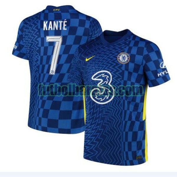 camiseta kante 7 chelsea 2021 2022 azul primera