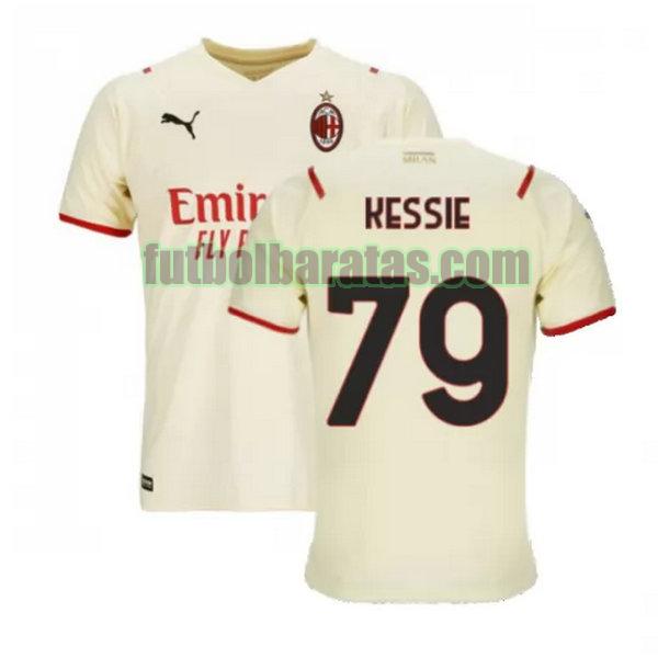 camiseta kessie 79 ac milan 2021 2022 blanco segunda