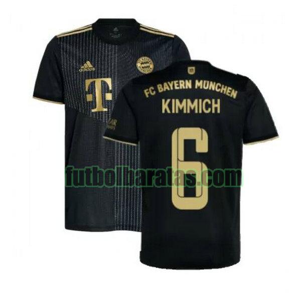 camiseta kimmich 6 bayern munich 2021 2022 negro segunda