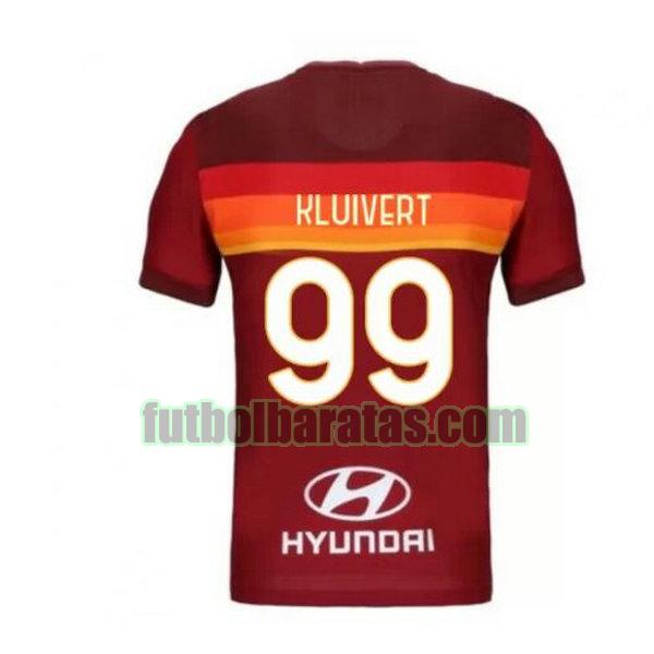 camiseta kluivert 99 roma 2020-2021 priemra