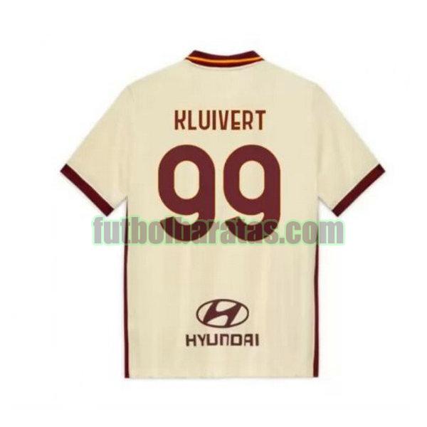 camiseta kluivert 99 roma 2020-2021 segunda