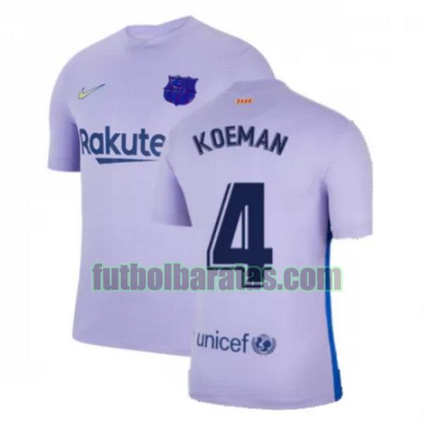 camiseta koeman 4 barcelona 2021 2022 amarillo segunda