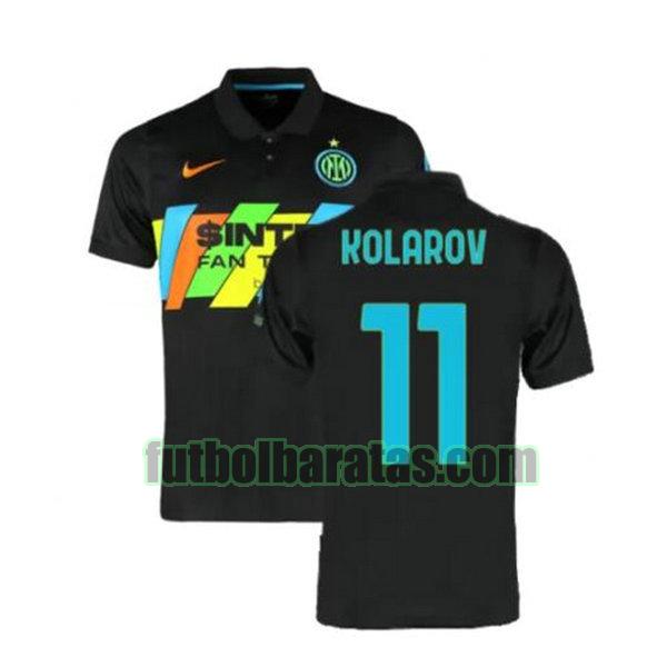 camiseta kolarov 11 inter milán 2021 2022 negro tercera