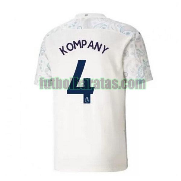 camiseta kompany 4 manchester city 2020-2021 tercera