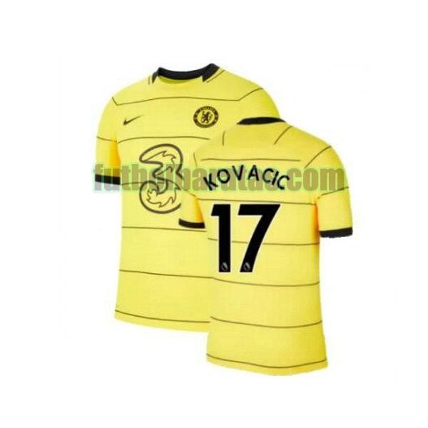 camiseta kovacic 17 chelsea 2021 2022 amarillo tercera