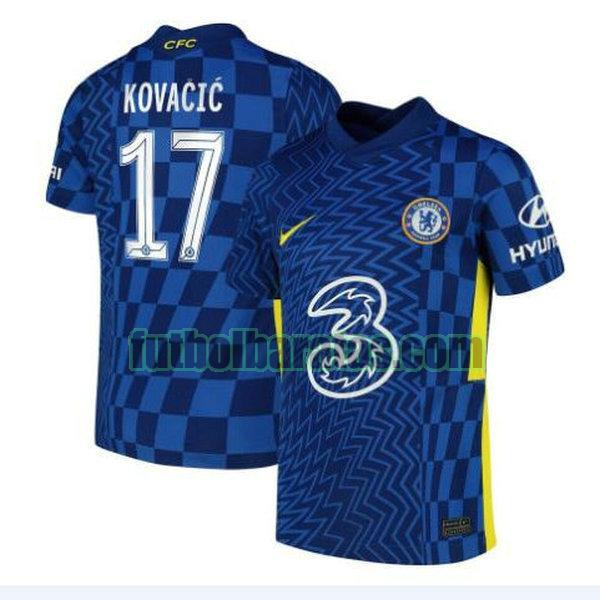 camiseta kovacic 17 chelsea 2021 2022 azul primera