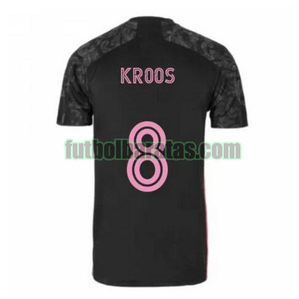 camiseta kroos 8 real madrid 2020-2021 negro tercera