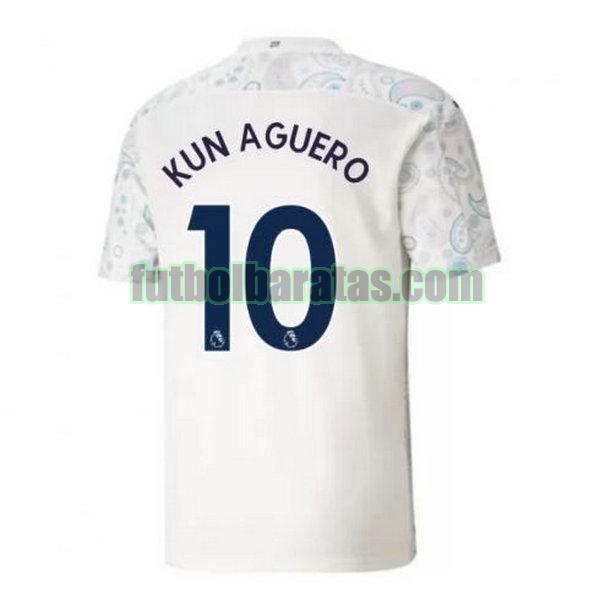 camiseta kun aguero 10 manchester city 2020-2021 tercera