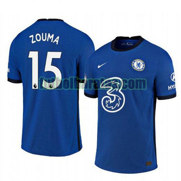 camiseta kurt zouma 15 chelsea 2020-2021 primera