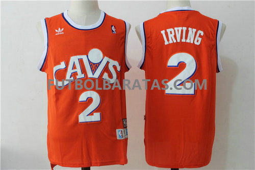 camiseta kyrie irving 2 cleveland cavaliers 2017 naranja