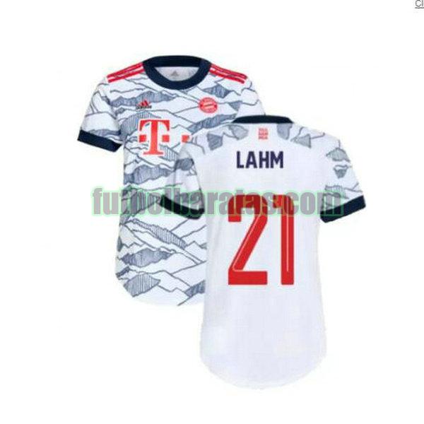 camiseta lahm 21 bayern munich 2021 2022 gris tercera