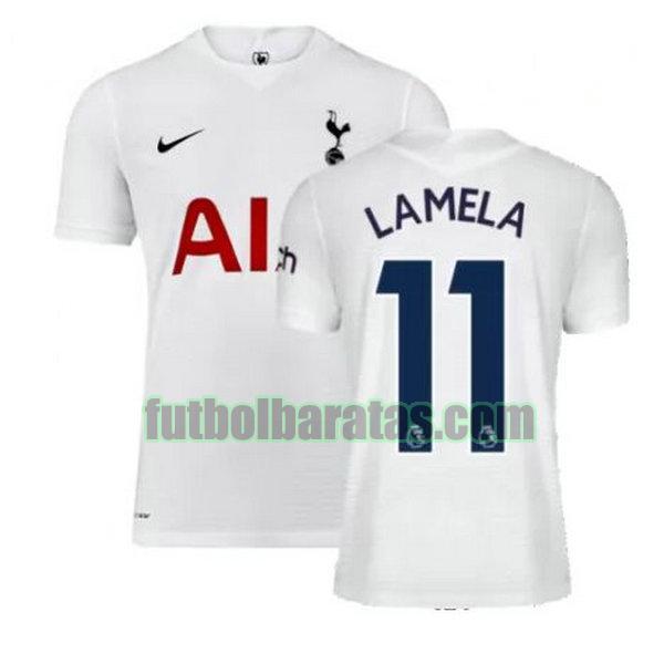 camiseta lamela 11 tottenham hotspur 2021 2022 blanco primera