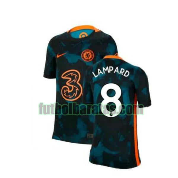 camiseta lampard 8 chelsea 2021 2022 verde segunda