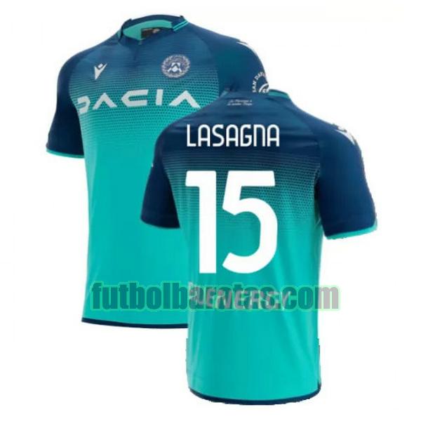 camiseta lasagna 15 udinese 2021 2022 verde segunda