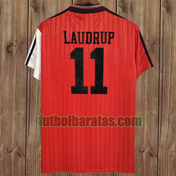 camiseta laudrup 11 glasgow rangers 1995-1996 rojo segunda