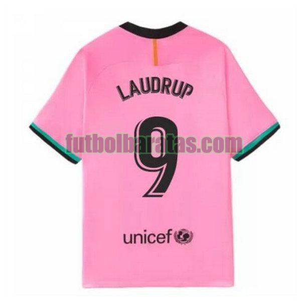 camiseta laudrup 9 barcelona 2020-2021 rosa tercera