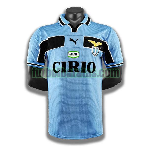 camiseta lazio 1998 2000 azul primera player