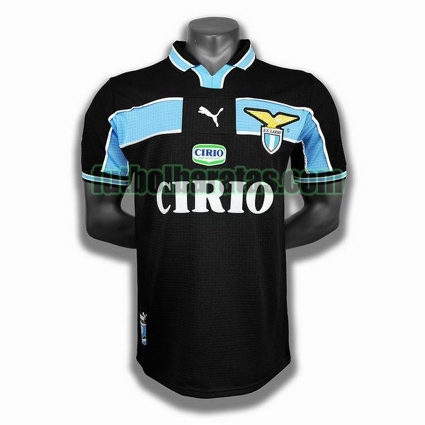 camiseta lazio 1998 azul segunda player