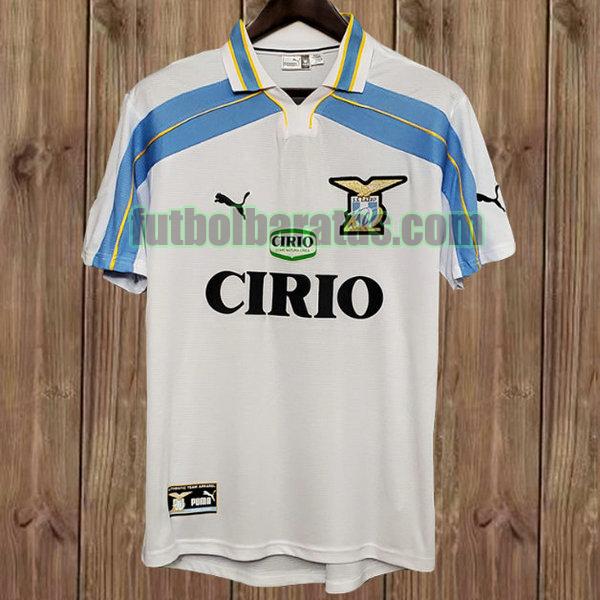 camiseta lazio 1999-2000 blanco segunda