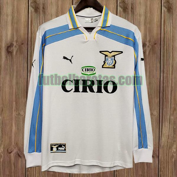 camiseta lazio 1999-2000 blanco segunda ml