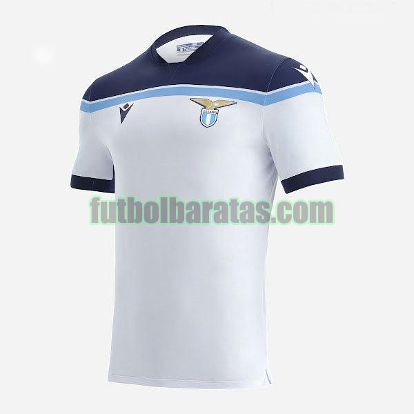 camiseta lazio 2021 2022 blanco segunda equipacion