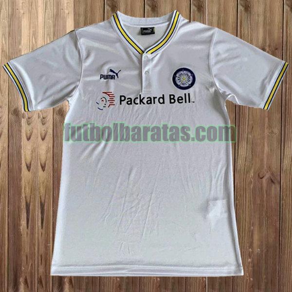 camiseta leeds united 1996-1998 blanco primera