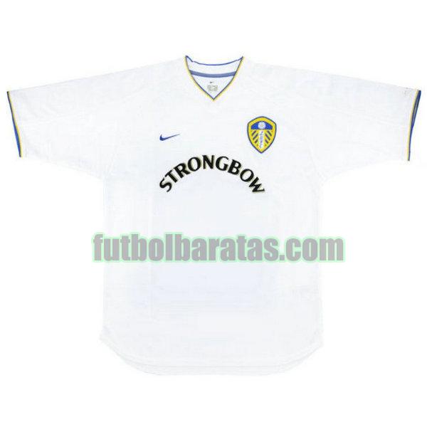 camiseta leeds united 2000-2002 blanco primera