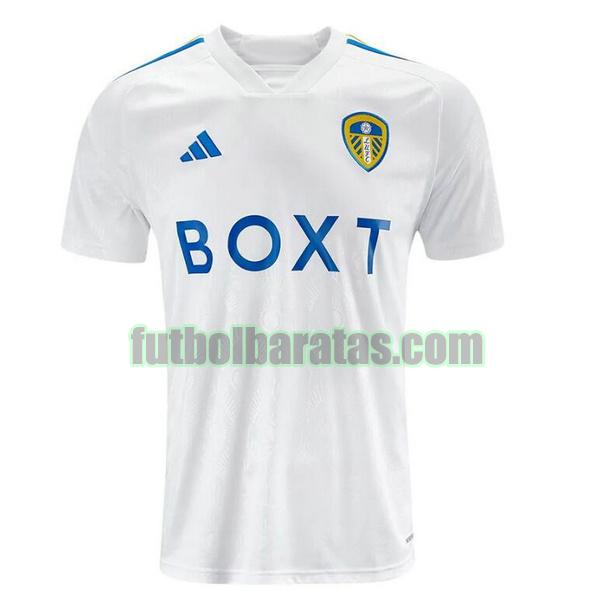 camiseta leeds united 2023 2024 blanco primera