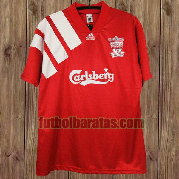 camiseta liverpool 1992-1993 rojo primera