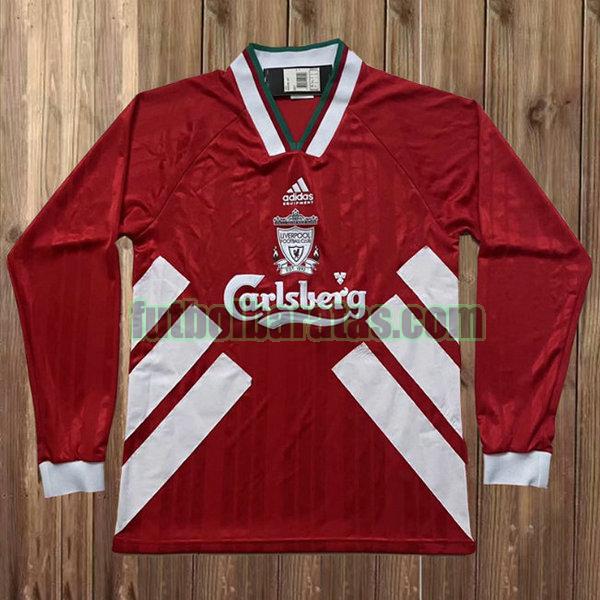 camiseta liverpool 1993-1995 rojo primera ml