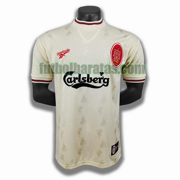 camiseta liverpool 1996 blanco segunda player