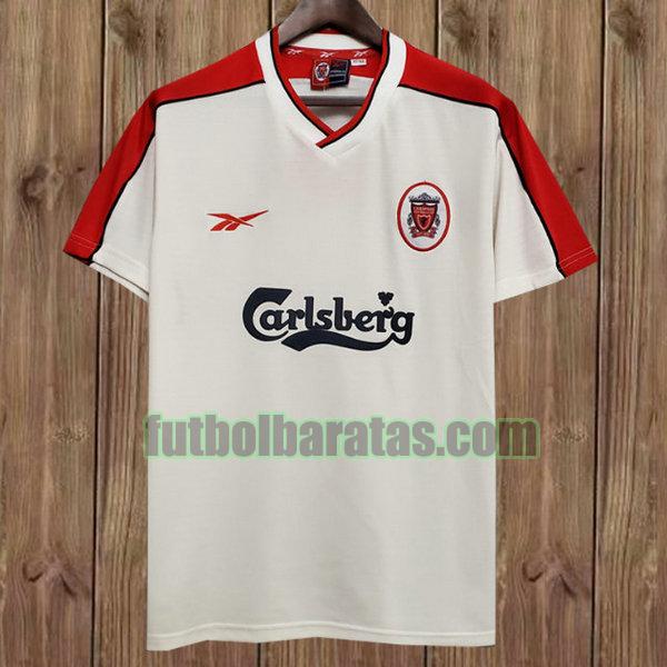 camiseta liverpool 1998-2000 blanco segunda