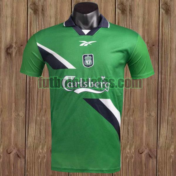 camiseta liverpool 1999-2000 verde segunda