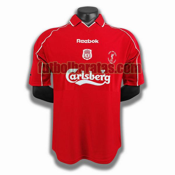 camiseta liverpool 2000 2001 rojo primera player