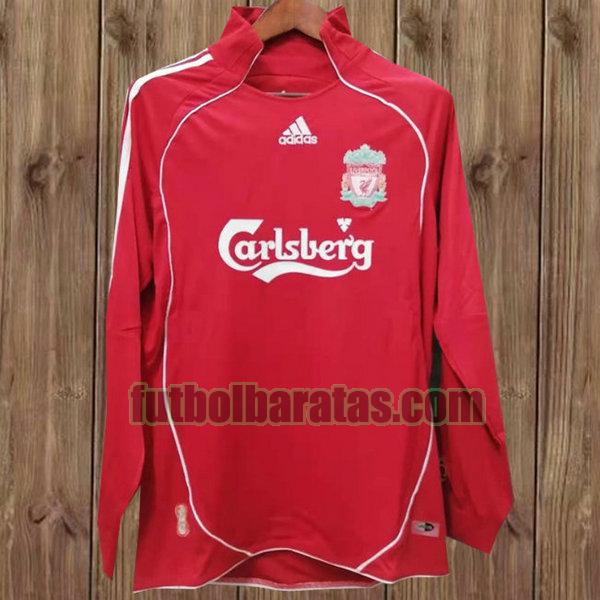 camiseta liverpool 2006-2008 rojo primera ml