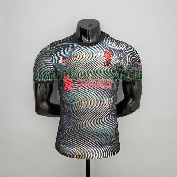 camiseta liverpool 2021 2022 gris classic edition player