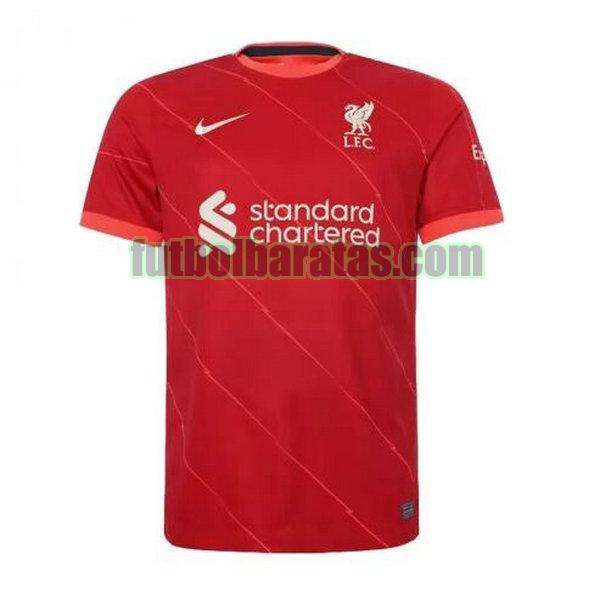 camiseta liverpool 2021 2022 rojo primera