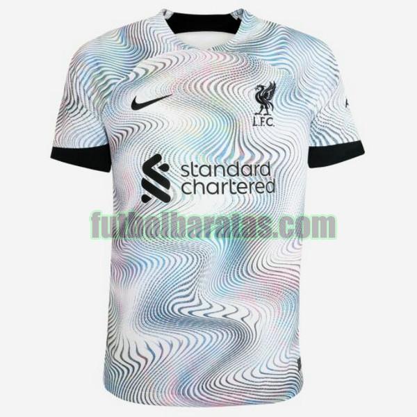 camiseta liverpool 2022 2023 blanco segunda