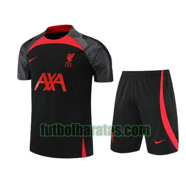 camiseta liverpool 2022 2023 negro training conjunto