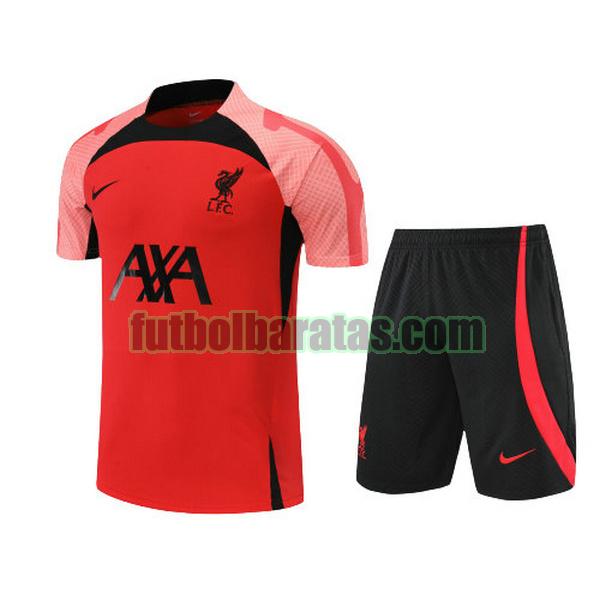 camiseta liverpool 2022 2023 rojo training conjunto