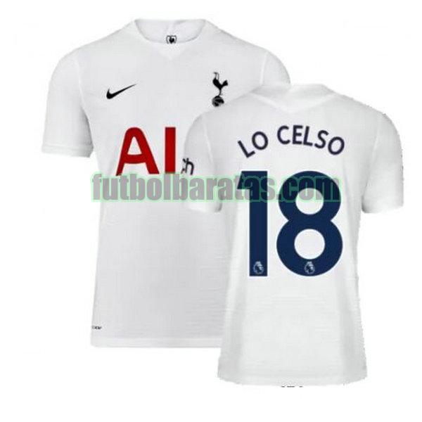 camiseta lo celso 18 tottenham hotspur 2021 2022 blanco primera