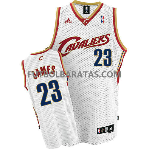 camiseta logo James 23 cleveland cavaliers 2017 blanc