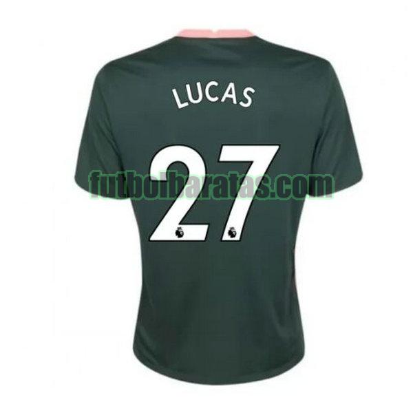 camiseta lucas 27 tottenham 2020-2021 segunda