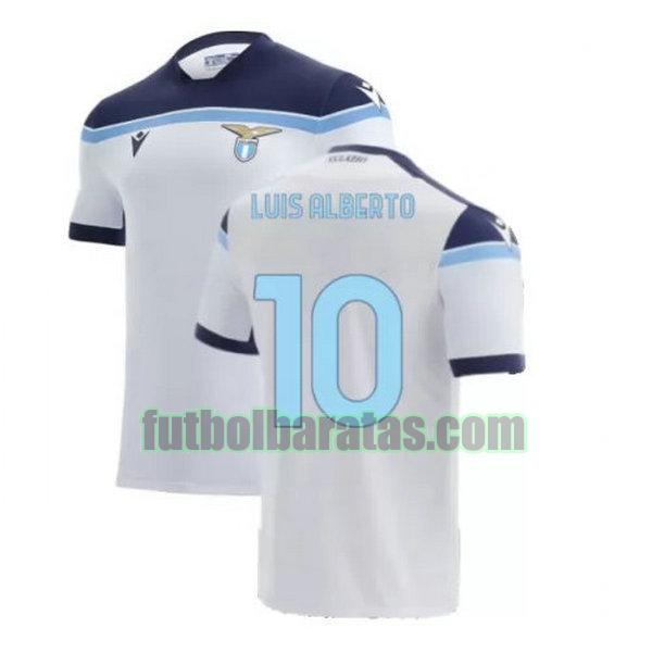 camiseta luis alberto 10 lazio 2021 2022 blanco segunda