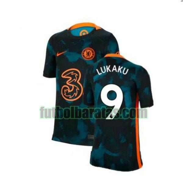 camiseta lukaku 9 chelsea 2021 2022 verde segunda